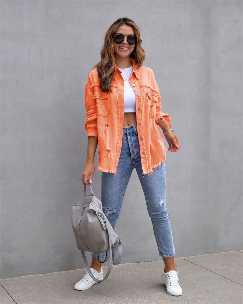 CityEdge - Stijlvol Denim Jasje voor Dame