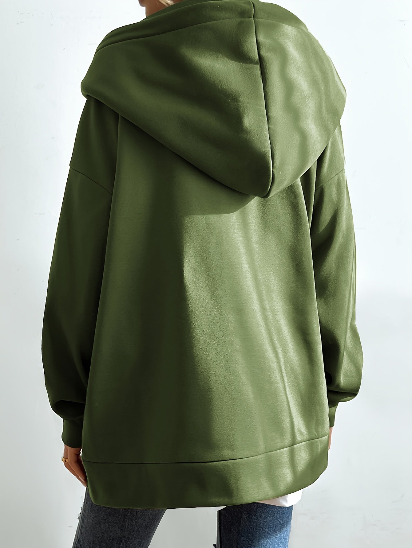 Delora Comfort - Extreem Comfortabele Lange Zip-up Pluche Hoodie met Capuchon voor Dames