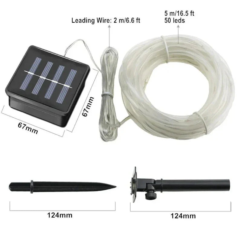 SolarTwinkle - Zonnige LED Lichtslingers voor Buiten