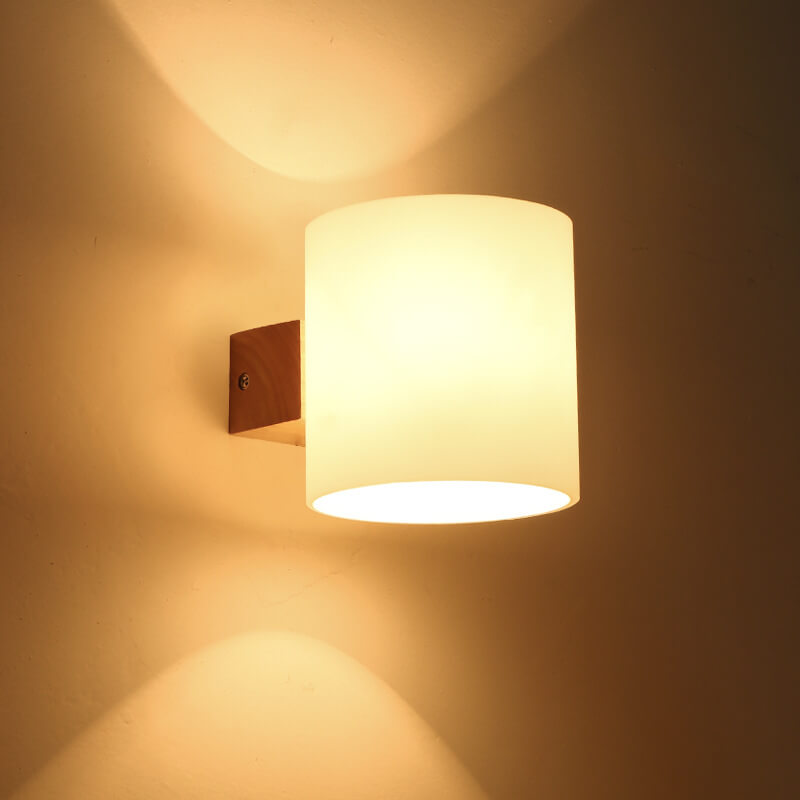 CylinGlow - Stijlvolle wandlamp met cilindervormig design en één lichtbron