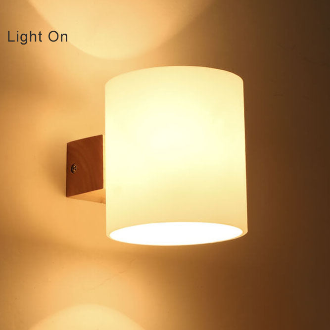 CylinGlow - Stijlvolle wandlamp met cilindervormig design en één lichtbron