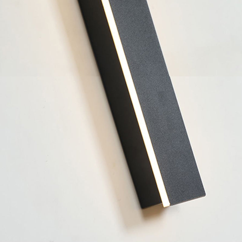 SleekEdge - Moderne Design LED Wandlampen in Zwart Metaal voor Tuin en Hal | Stijlvolle Buitenverlichting