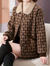 Anouk - Damesjack met Allover-Print | Stijlvolle en Unieke Jas voor Elke Gelegenheid