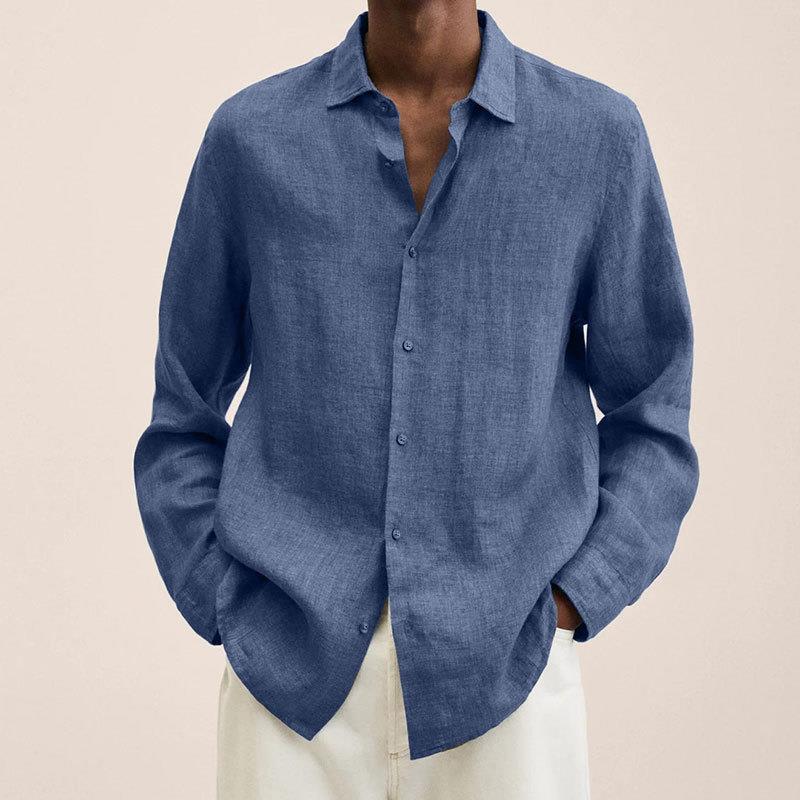 Elegant Linnen Overhemd voor Heren – Lichtheid en Veelzijdigheid voor Zomerse Stijl