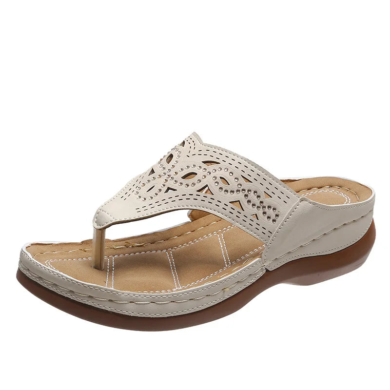 ComfortEase - Orthopedische Dames Teenslippers | Verstelbare Comfort Flip Flops voor Zomer