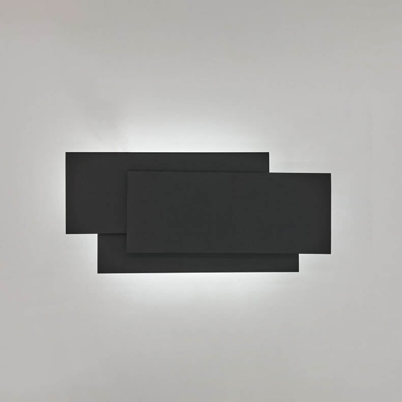 NovaLite - Minimalistische LED-wandlamp van aluminium met vierkante gestapelde design