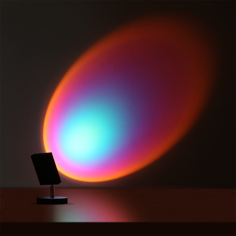 BrightGlow - Retro Zonsondergang Tafellamp | Sfeervolle Verlichting voor Elke Kamer
