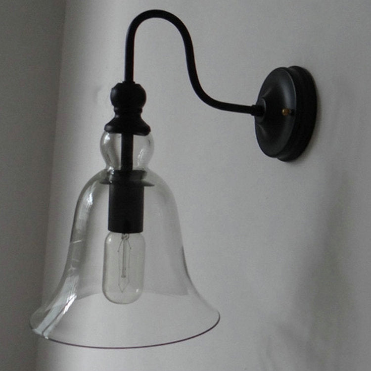 RetroLicht - Industriële Wandlamp met Helder Glazen Kap | Vintage Stijl en Tijdloos Design