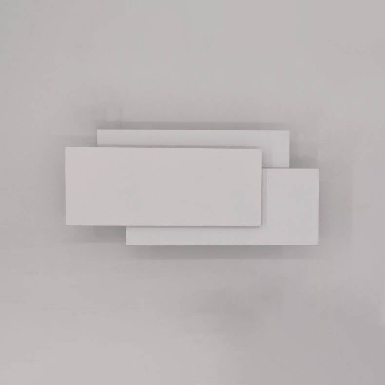 NovaLite - Minimalistische LED-wandlamp van aluminium met vierkante gestapelde design