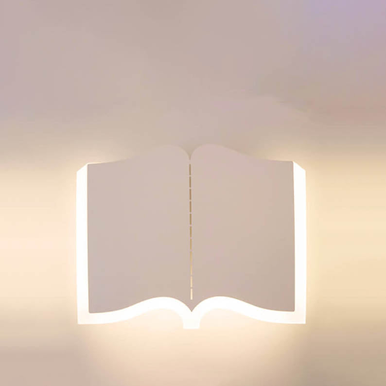 LumiBook - Boekvormige LED-wandlamp van ijzer | Moderne en functionele verlichting voor elk interieur