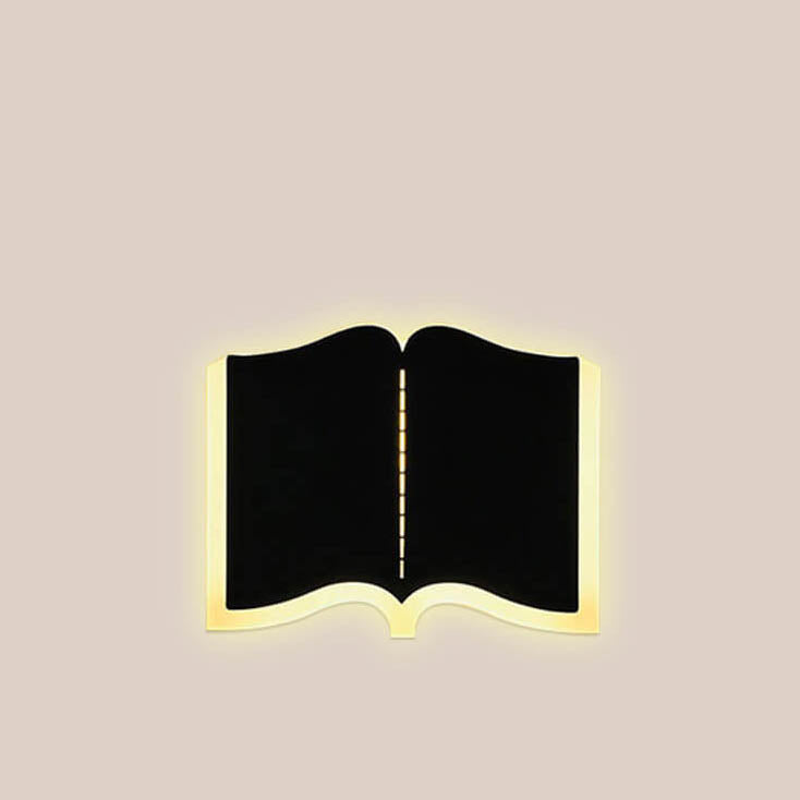 LumiBook - Boekvormige LED-wandlamp van ijzer | Moderne en functionele verlichting voor elk interieur