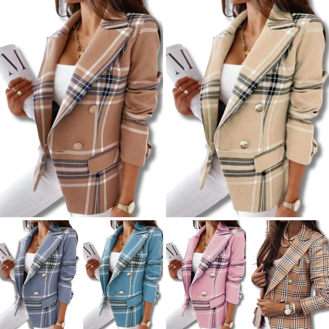 Laure - Dames Lange Mouw Elegante Blazer - Tijdloze Stijl voor Elke Gelegenheid