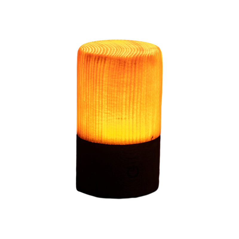 WoodGlow - Tafellamp met Ingebouwde Batterij en Touch Control LED-verlichting | Perfect voor Slaapkamer en Bureau