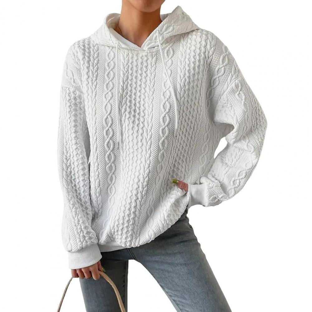 Maanlicht - Comfortabele Oversized Geweven Hoodie met Capuchon