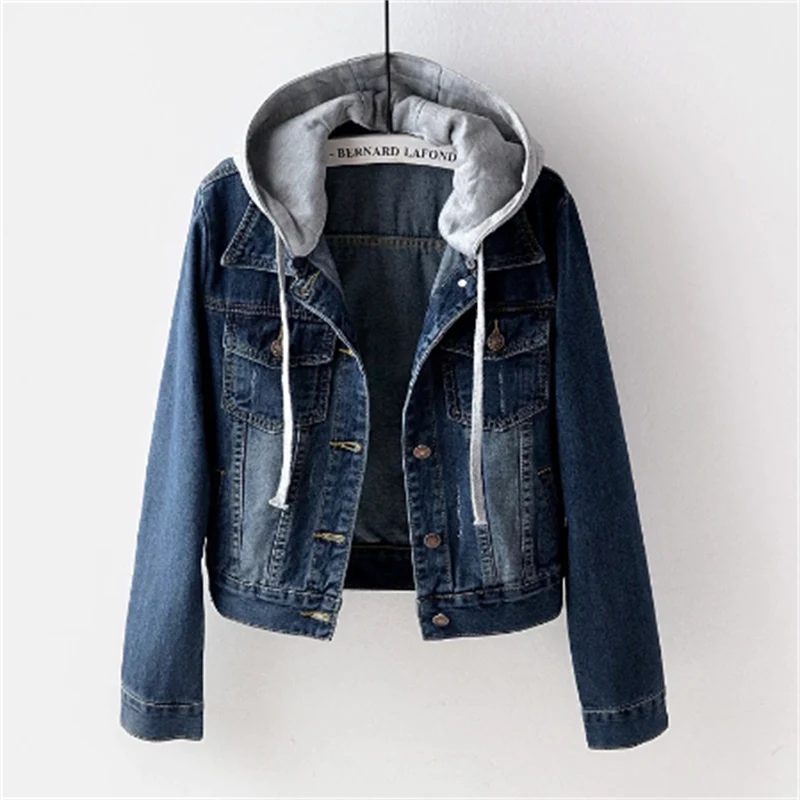 Eva - Denim Jas met Capuchon voor Dames