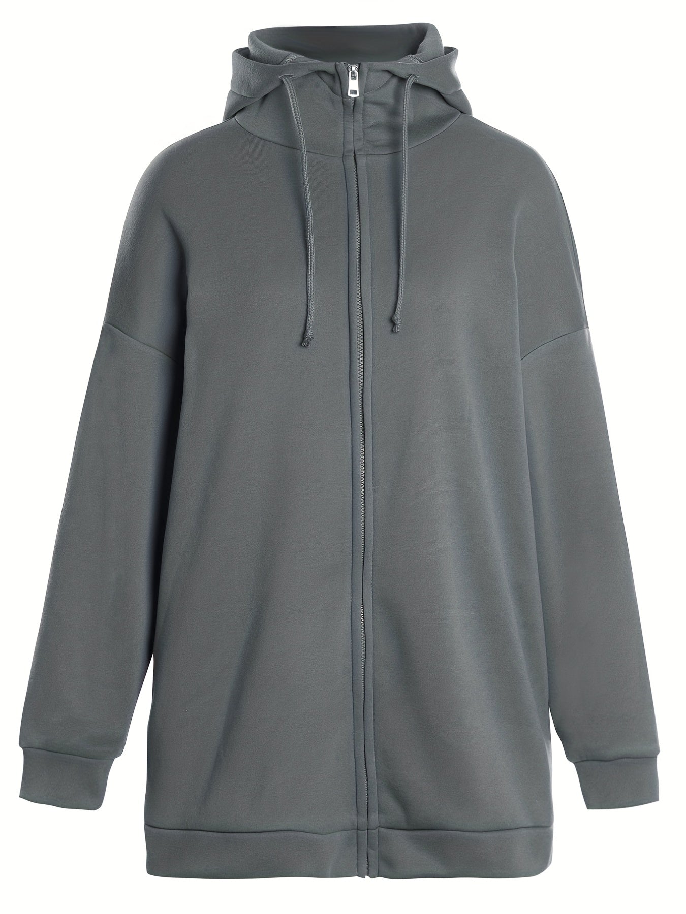 Delora Comfort - Extreem Comfortabele Lange Zip-up Pluche Hoodie met Capuchon voor Dames