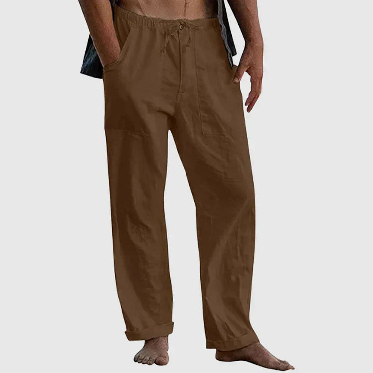 Caspian - Linnen Strandbroek voor Heren | Comfortabele en Losse Pasvorm