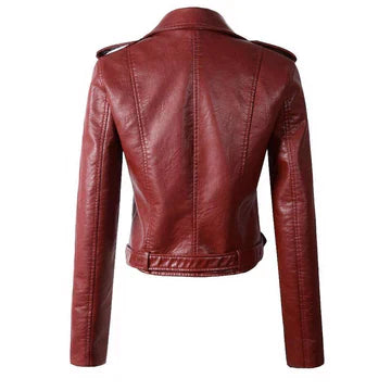 Isabella – Elegante Premium Leren Jas voor Dames | Luxe en Stijlvol