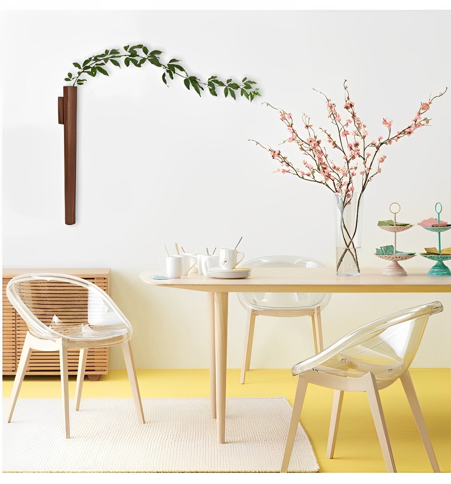 FloraVase - Hangende Wandvaas Set | Stijlvolle Decoratie voor Muur en Woonruimte