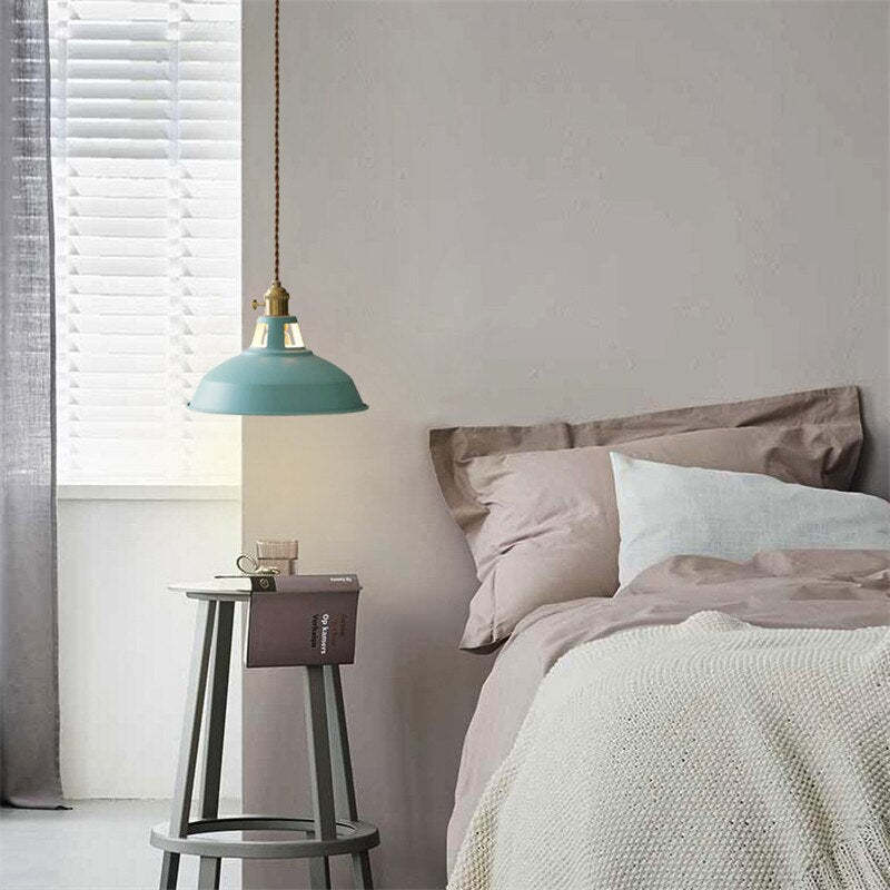 ColorLuxe - Moderne LED Hanglamp van Metaal voor Kleurrijke Slaapkamers