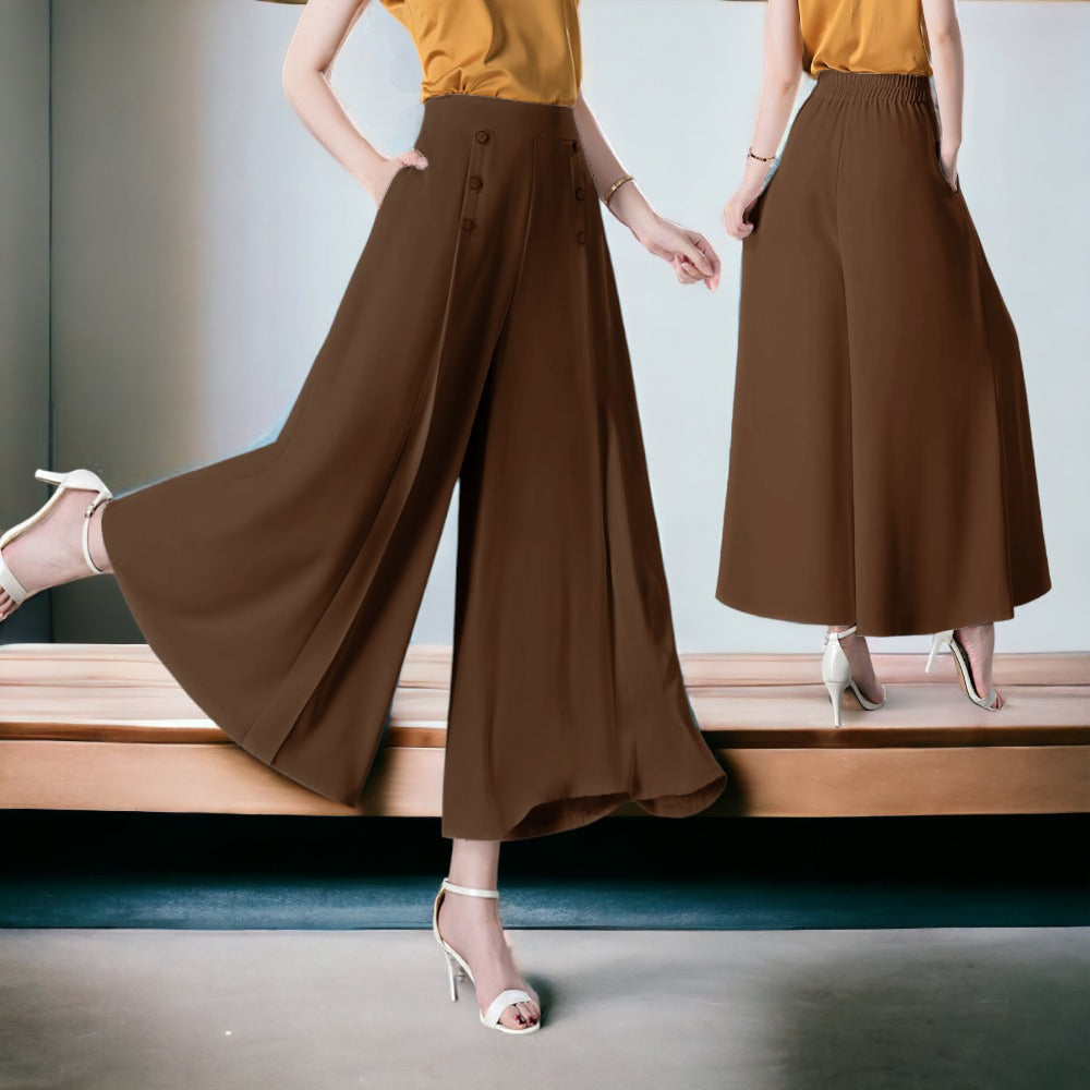 Priya - Luchtige Wijde Broek | Comfortabele en Stijlvolle Zomerbroek voor Dames