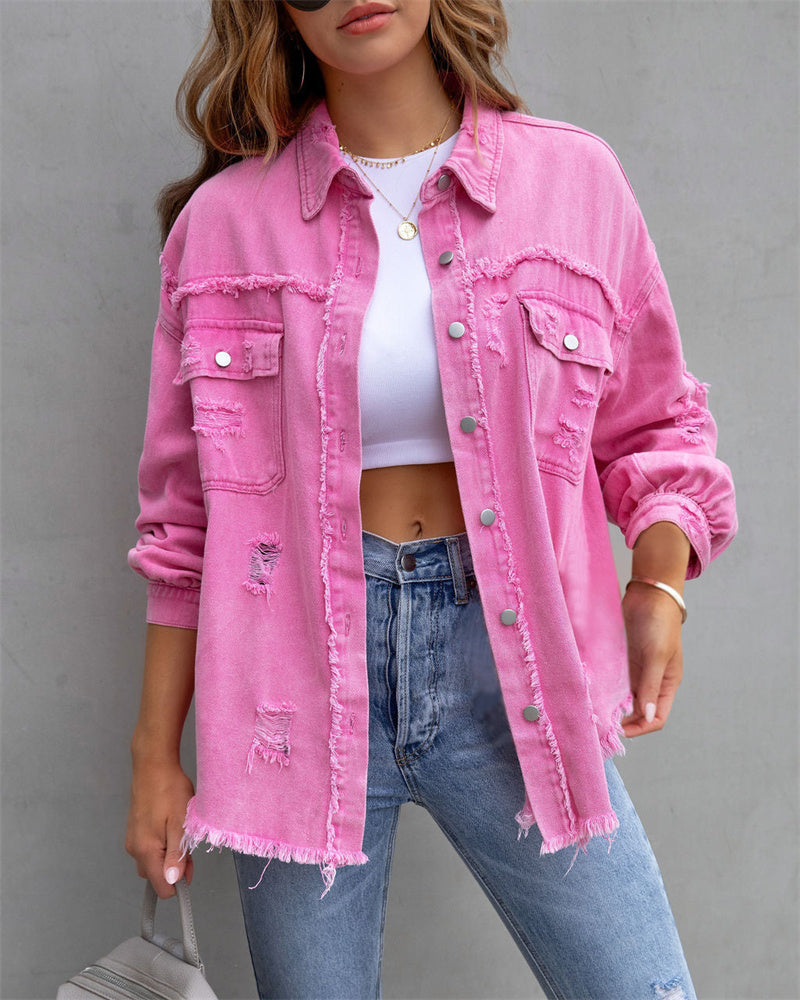 CityEdge - Stijlvol Denim Jasje voor Dame