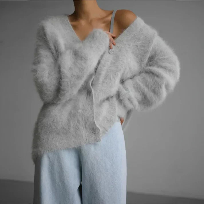 Milou – Luxe Kasjmier Strickjacke voor Dames | Couture Gebreid Vest