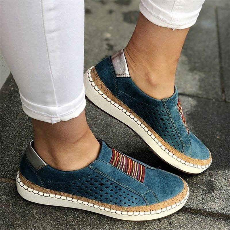 FlexiFit - Elastische Slip-On Sneakers voor Dames