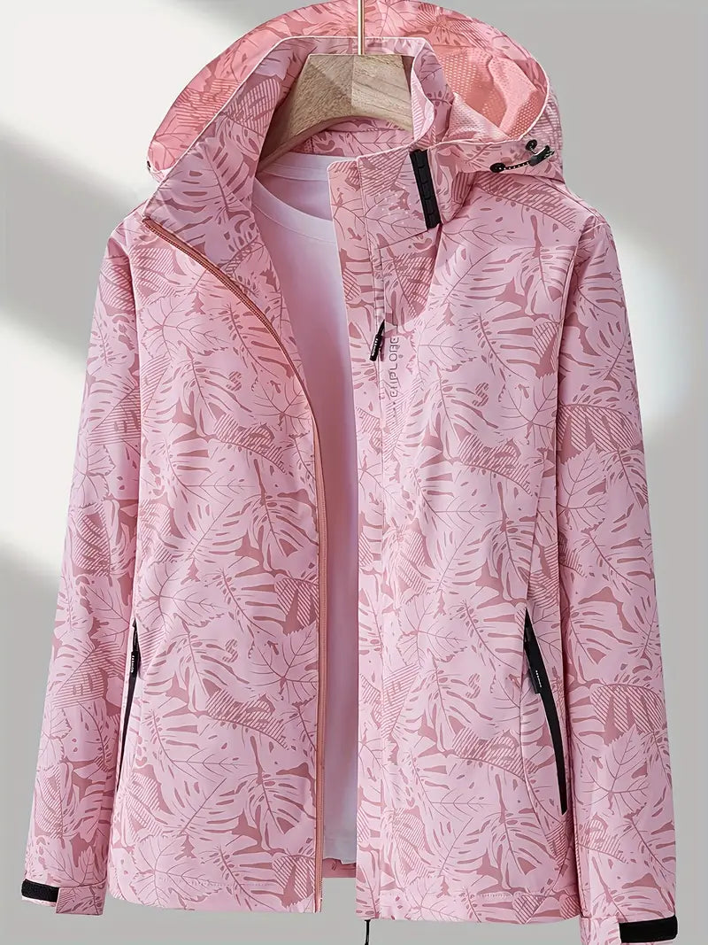 IngridStorm - Dames Outdoor Jas Wind- en Regenbestendig met Afneembare Capuchon | Ideaal voor Avontuurlijke Dagen