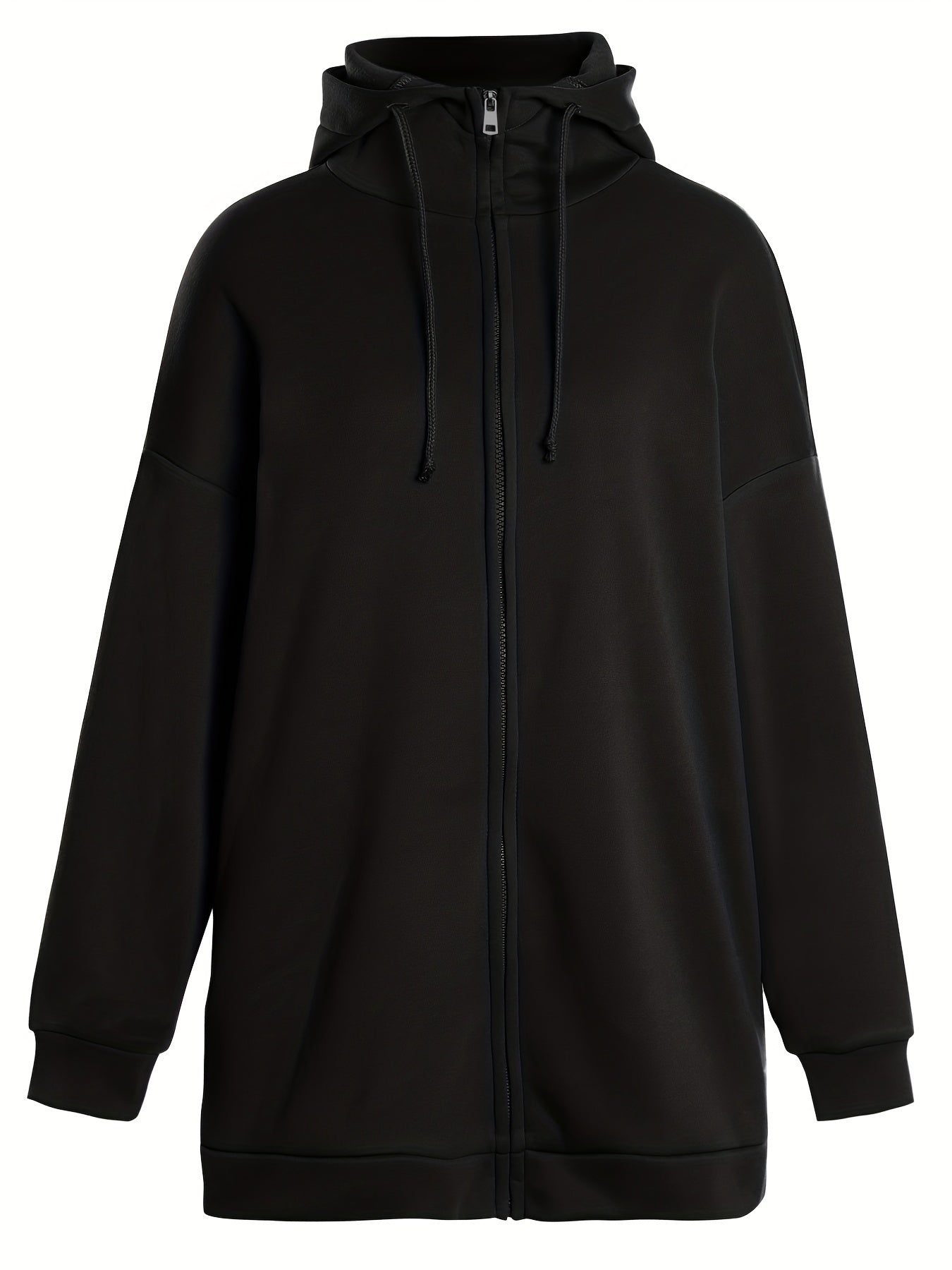 Delora Comfort - Extreem Comfortabele Lange Zip-up Pluche Hoodie met Capuchon voor Dames