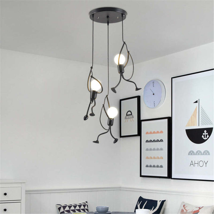 HeroLight - Retro Wandlamp Iron Man voor een Opvallend Interieur