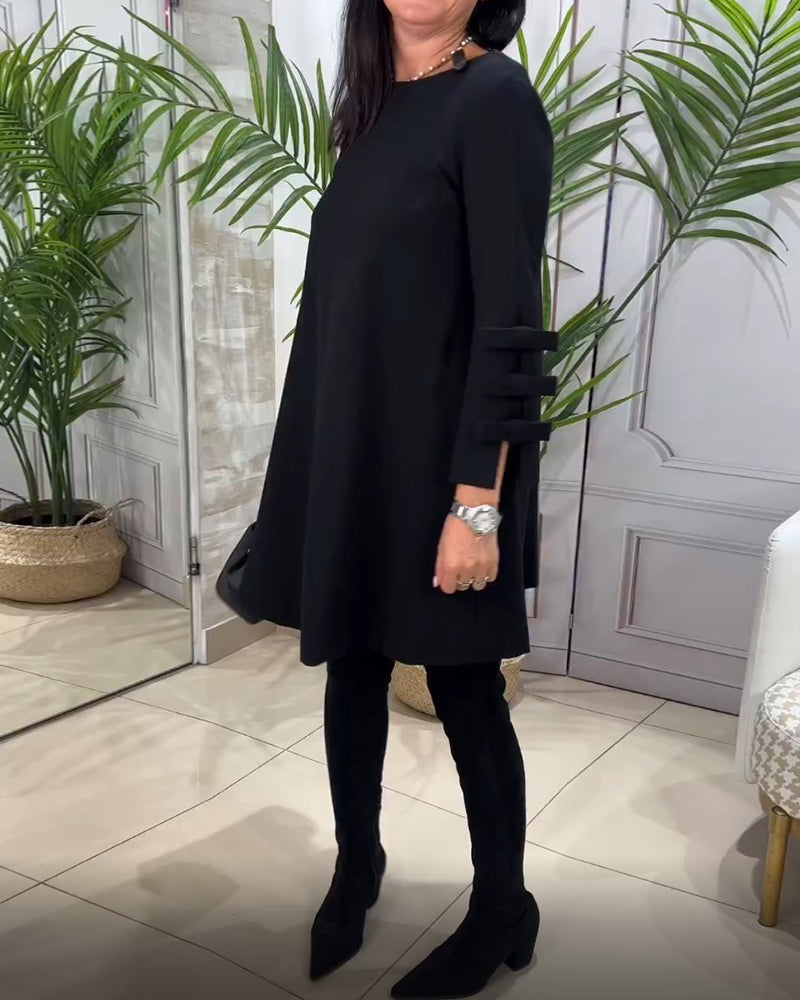 Liselotte - Casual Jurk met Lange Mouwen