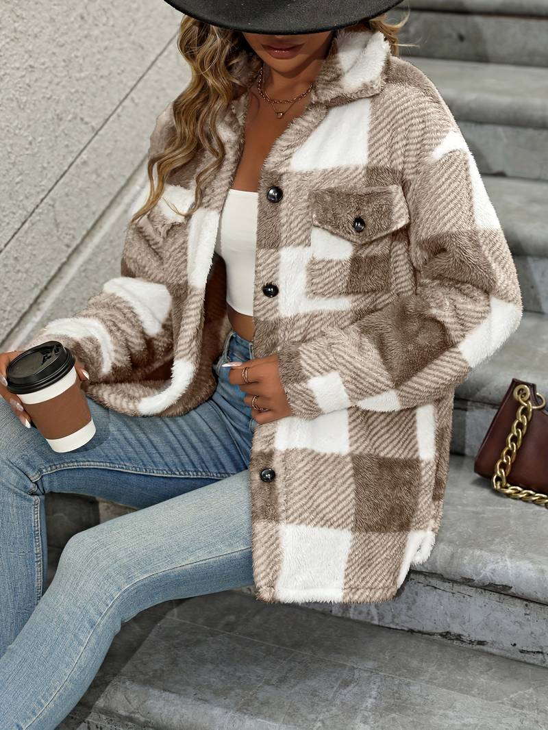 Lena – Casual Lange Mouwen Jas voor Dames | Stijlvol en Comfortabel voor Elke Dag