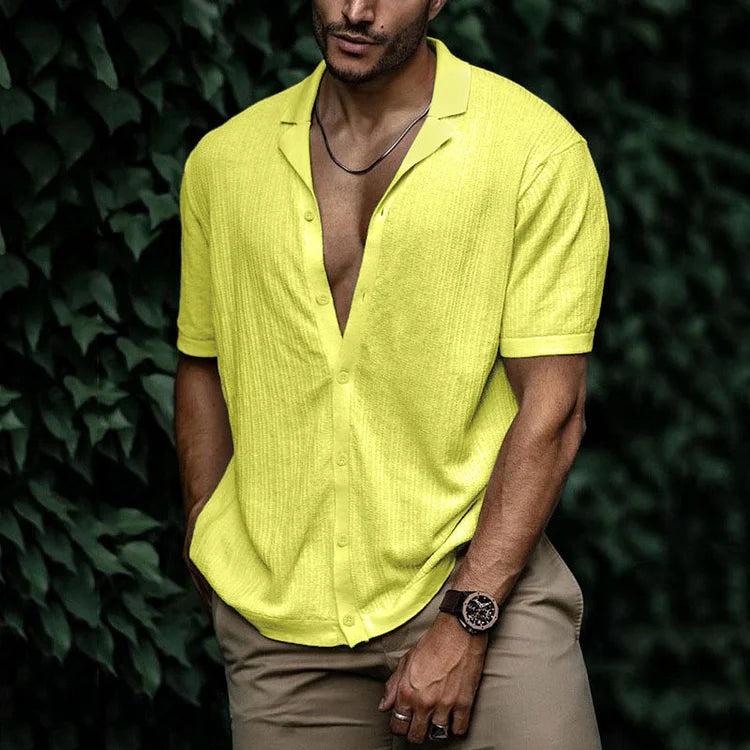 Refined Cut and Summer Style – Lightweight Linen Shirt for Men