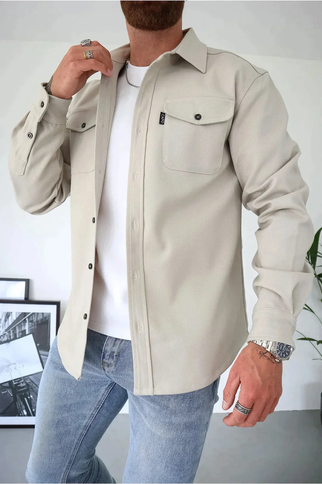 MacLean Premium Jasje met Knoopsluiting voor Heren | Stijlvolle en Comfortabele Jas