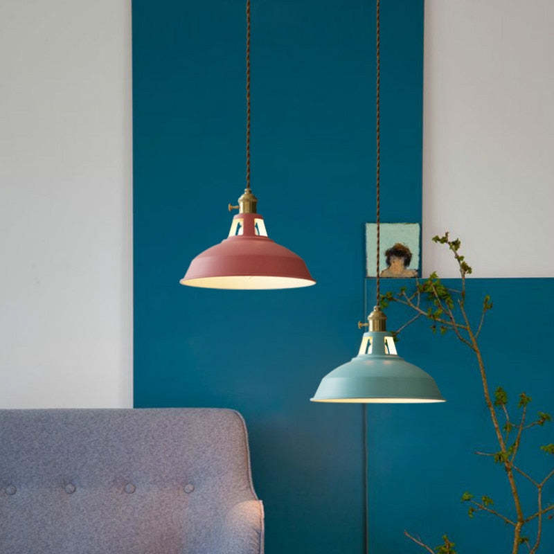 ColorLuxe - Moderne LED Hanglamp van Metaal voor Kleurrijke Slaapkamers