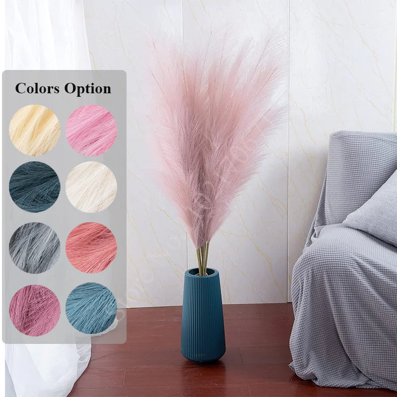 FloraBloom - Pluizige Pampas Kunstbloemen | Luxe Decoratieve Planten voor Huisdecoratie