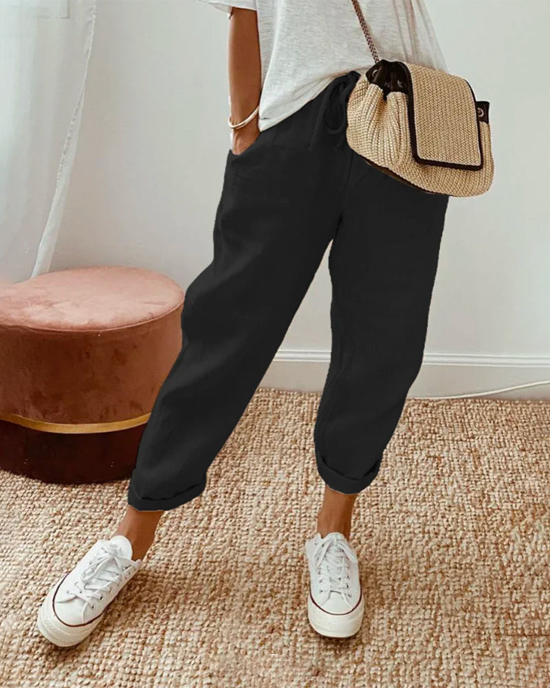 BreezyLux Broek | Luchtige en Comfortabele Damesbroek voor Warme Dagen