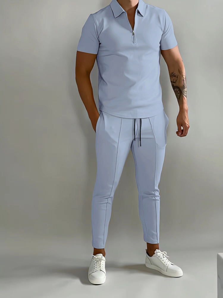 Arvid – Beige Comfort Vrijetijd Combinatie voor Heren