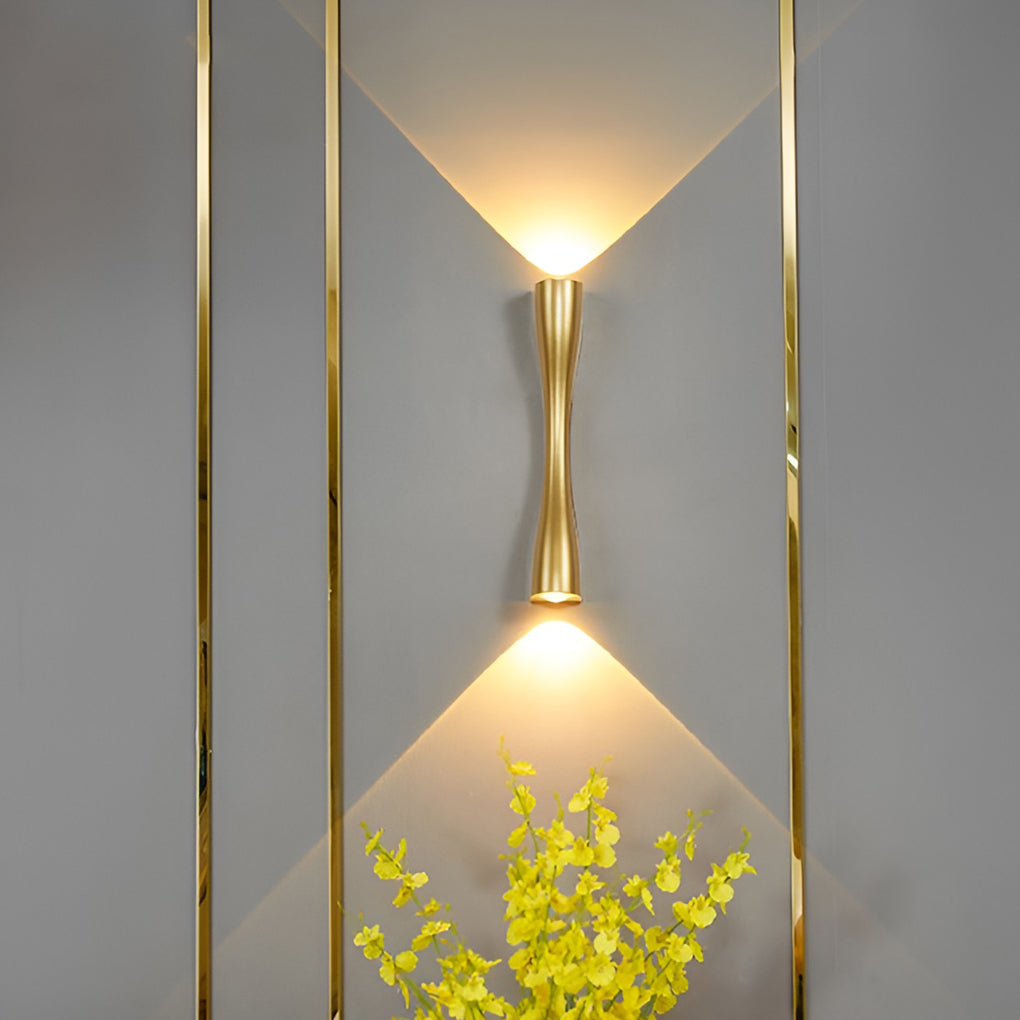 GlowLux - MetaalFinish LED Up en Down Lights | Stijlvolle Moderne Wandverlichting