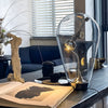MagnetoGlow - Industriële Magnetische Glazen Bolvormige Tafellamp met Touch Dimming | Moderne LED Verlichting voor Stijlvol Interieur