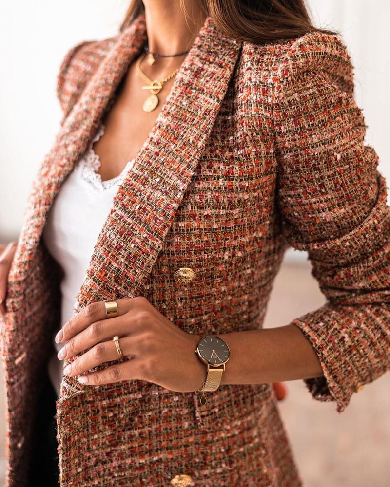Evelyn - Casual Geruite Blazer voor Dames - Stijlvolle en Comfortabele Blazer voor Elke Dag