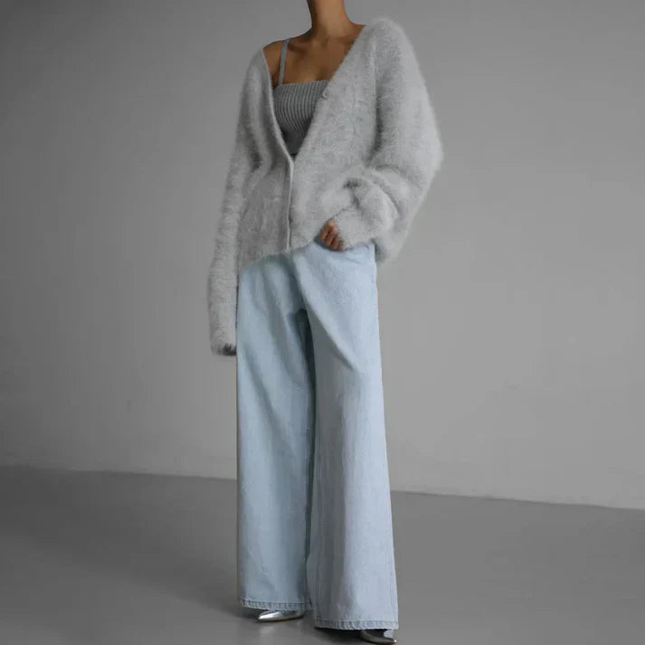 Milou – Luxe Kasjmier Strickjacke voor Dames | Couture Gebreid Vest