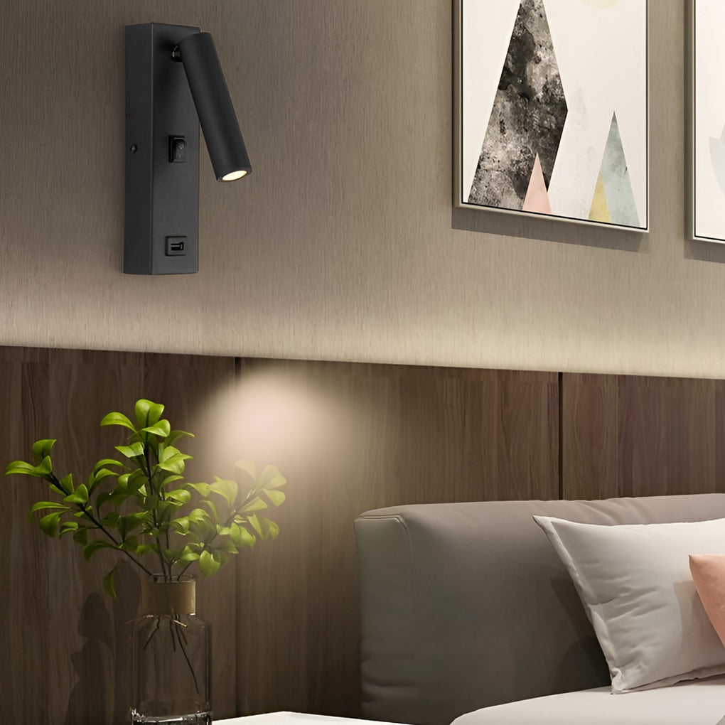 FlexiLicht - Aanpasbare LED Wandlamp met Schakelaar en USB Oplaadfunctie | Modern en Praktisch Design