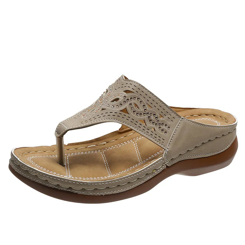 ComfortEase - Orthopedische Dames Teenslippers | Verstelbare Comfort Flip Flops voor Zomer