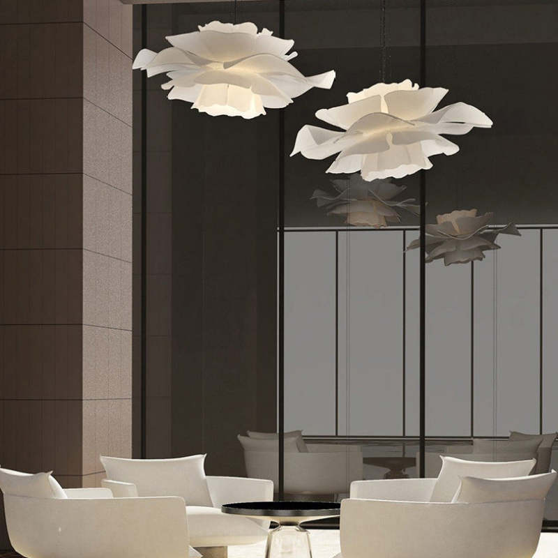 FloraLuxe Moderne Design Hanglamp - Bloemvormige Metalen Lamp voor Woonkamer en Slaapkamer