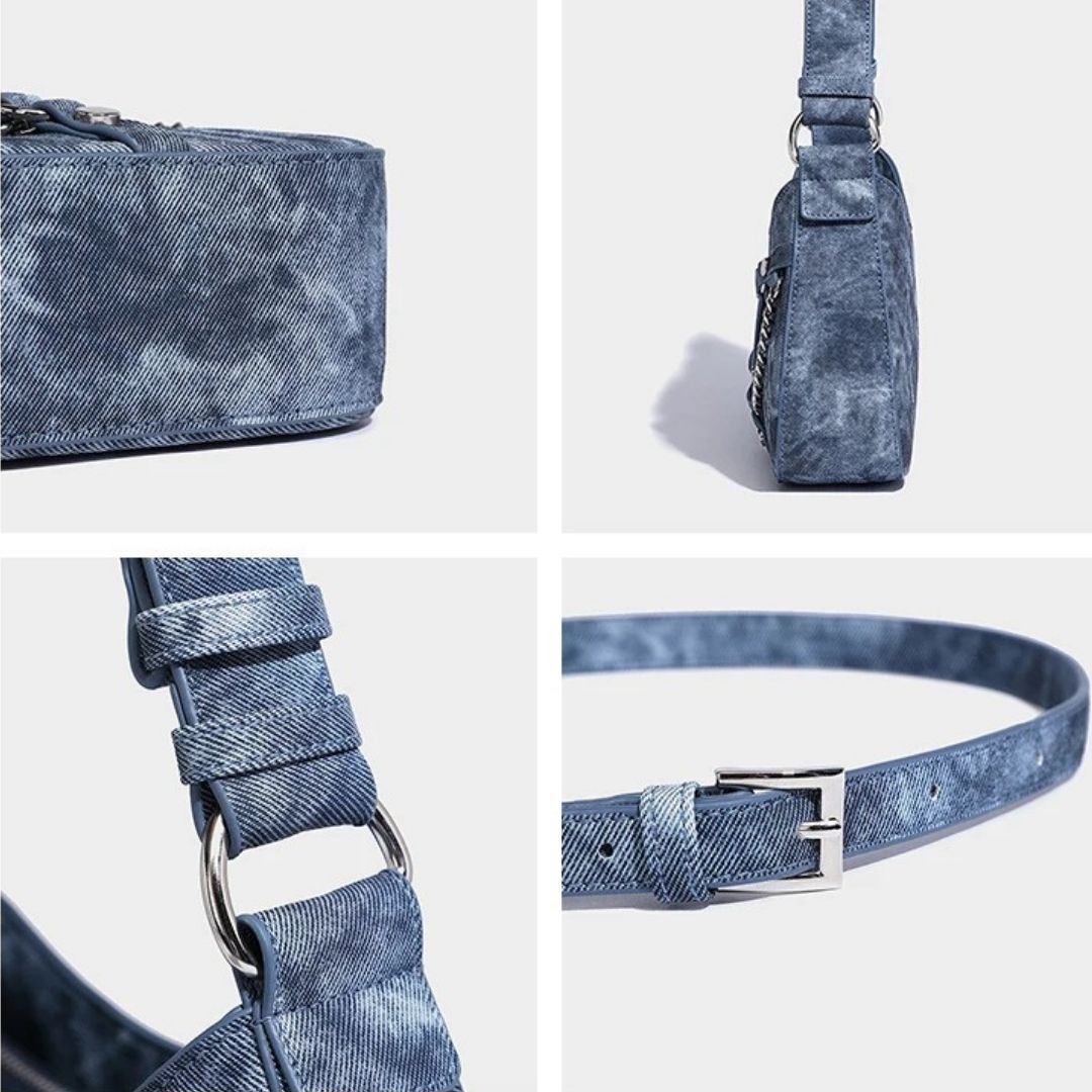 Sophie - Denim Schoudertas voor Dames | Trendy en Praktische Handtas van Spijkerstof