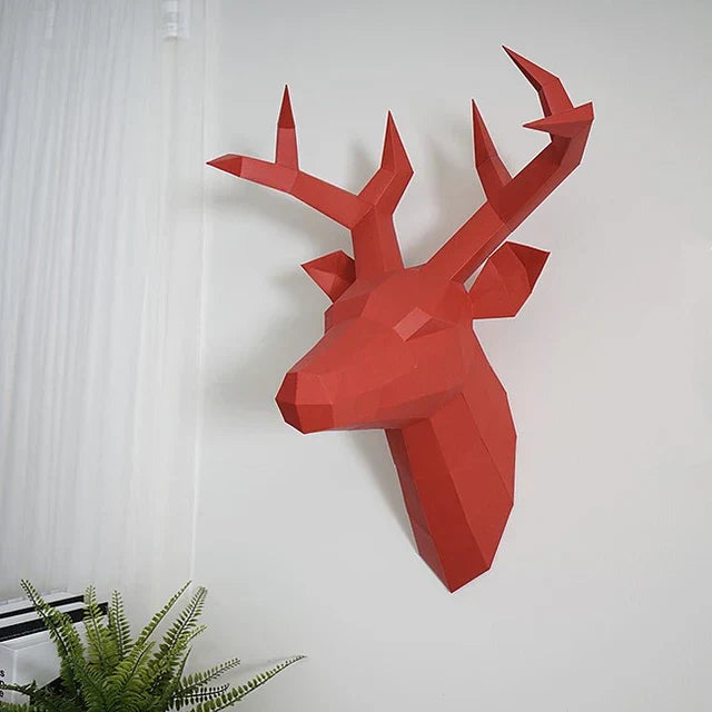 NobleAntler - Antilopenkop Wanddecoratie | Stijlvolle Dierenkop voor Thuis