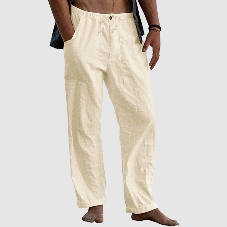 Caspian - Linnen Strandbroek voor Heren | Comfortabele en Losse Pasvorm