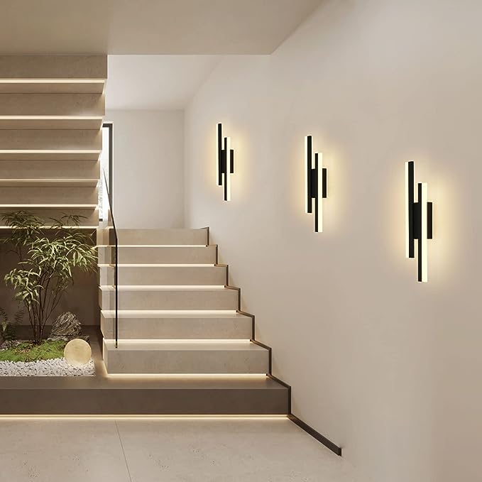 LinearGlow - Moderne LED Wandlamp met Lange Lichtstrepen | Stijlvolle Verlichting voor Woonkamer en Hal